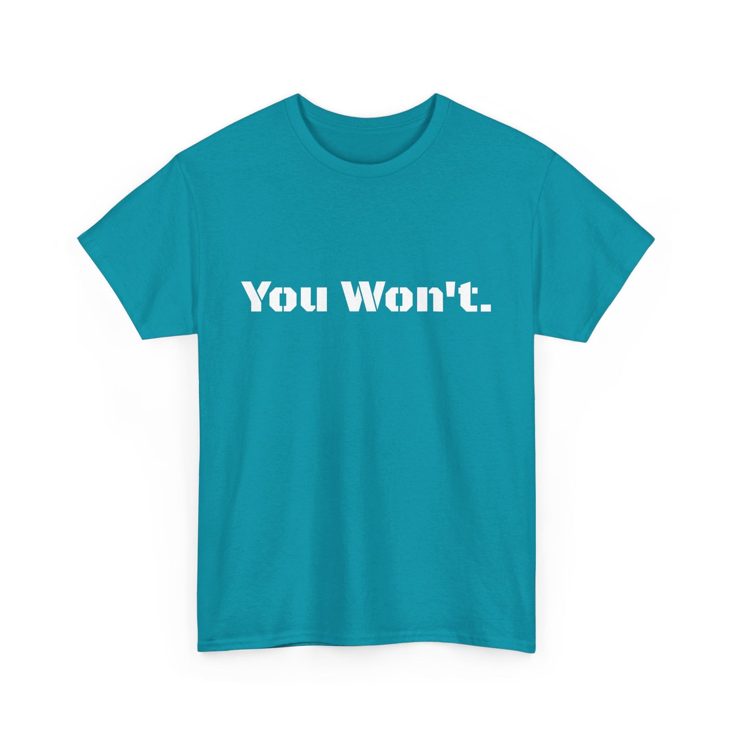 You Won't Heavy Cotton Tee