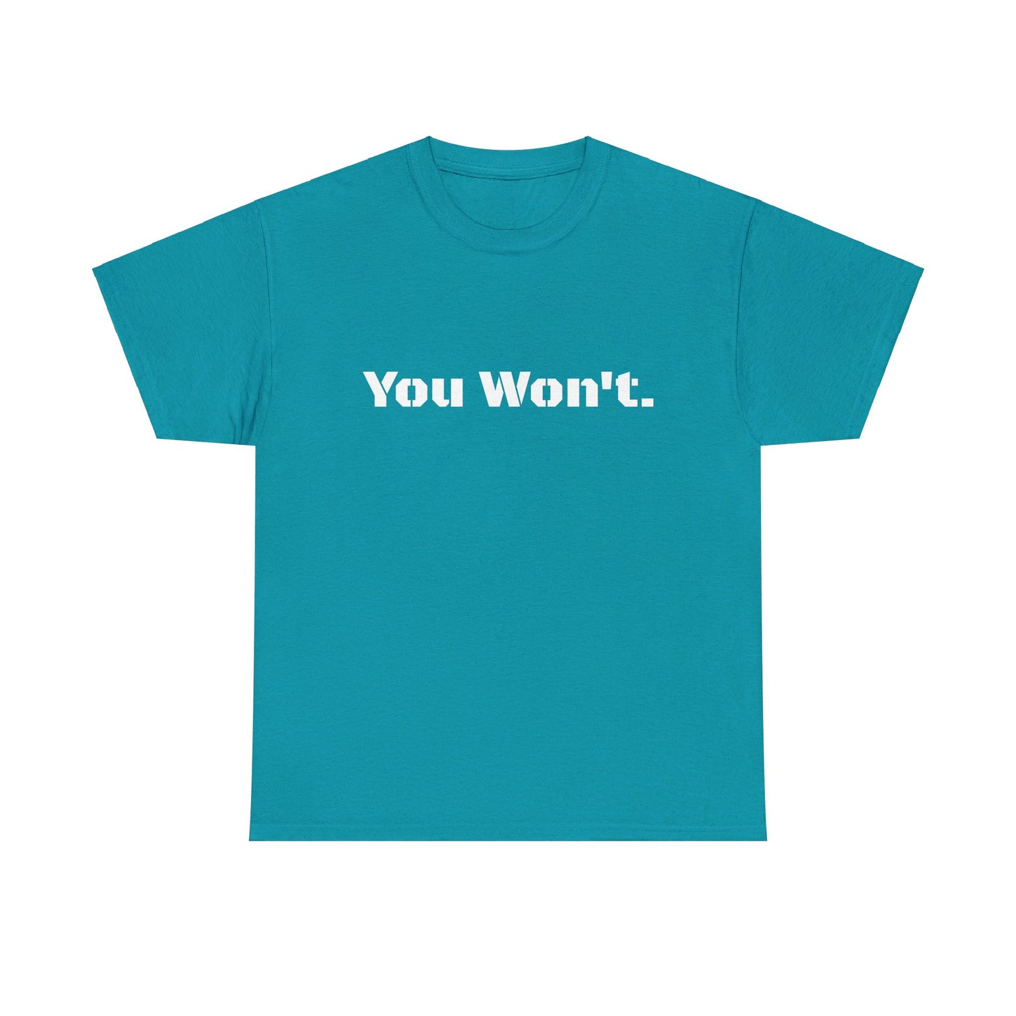 You Won't Heavy Cotton Tee