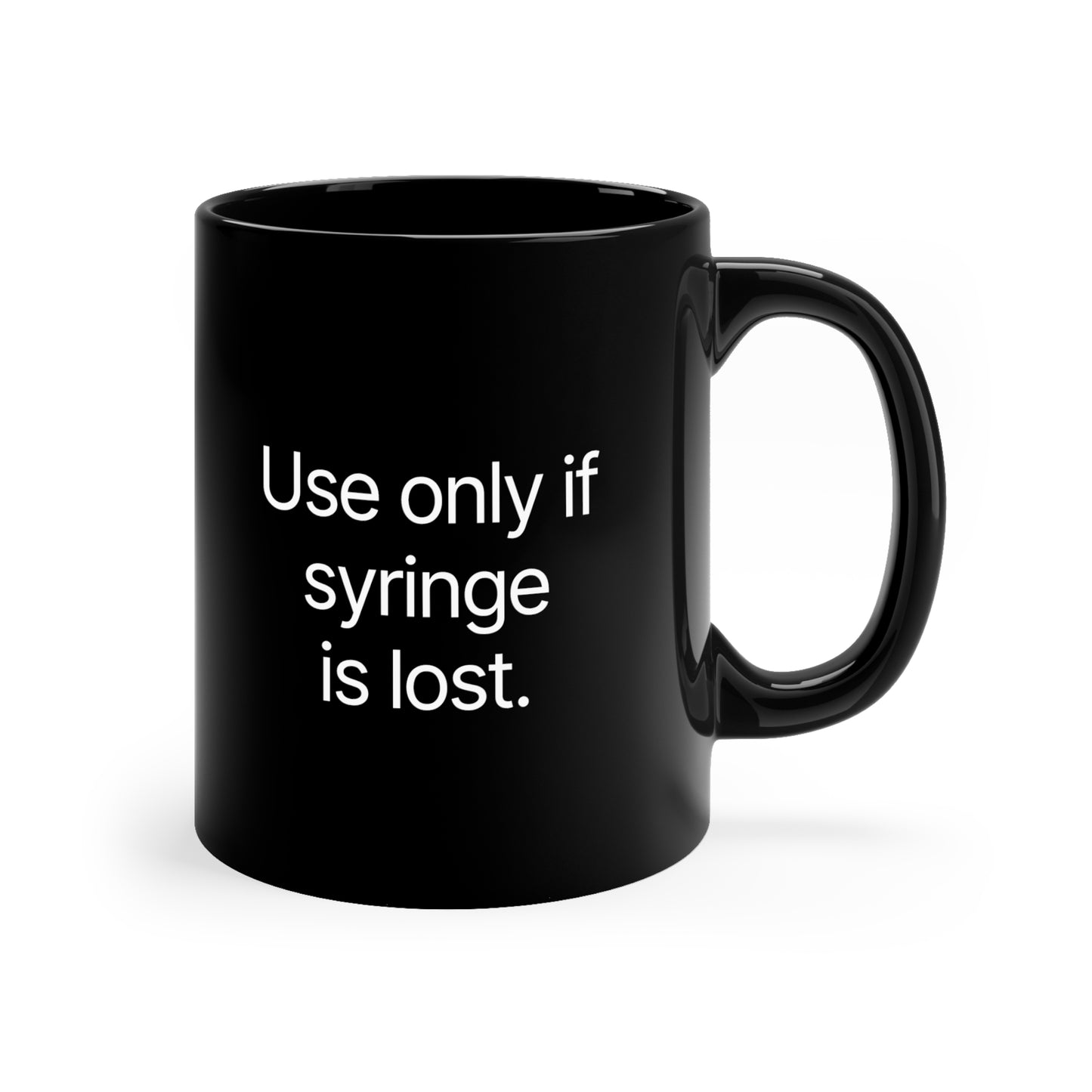 Syringe mug